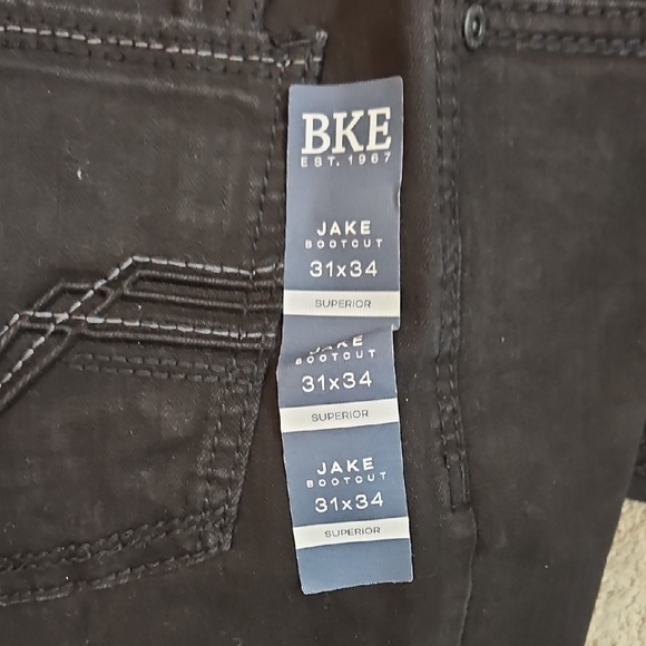 BKE Jake Boot Stretch Jean Size 31x34 NWT - Picture 10 of 14
